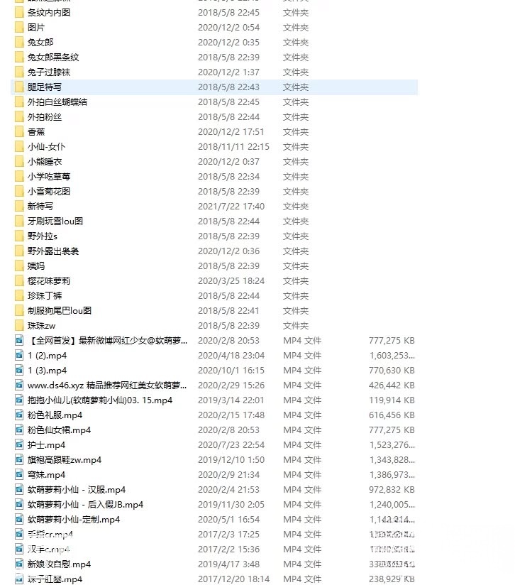 软萌萝莉小仙 目录